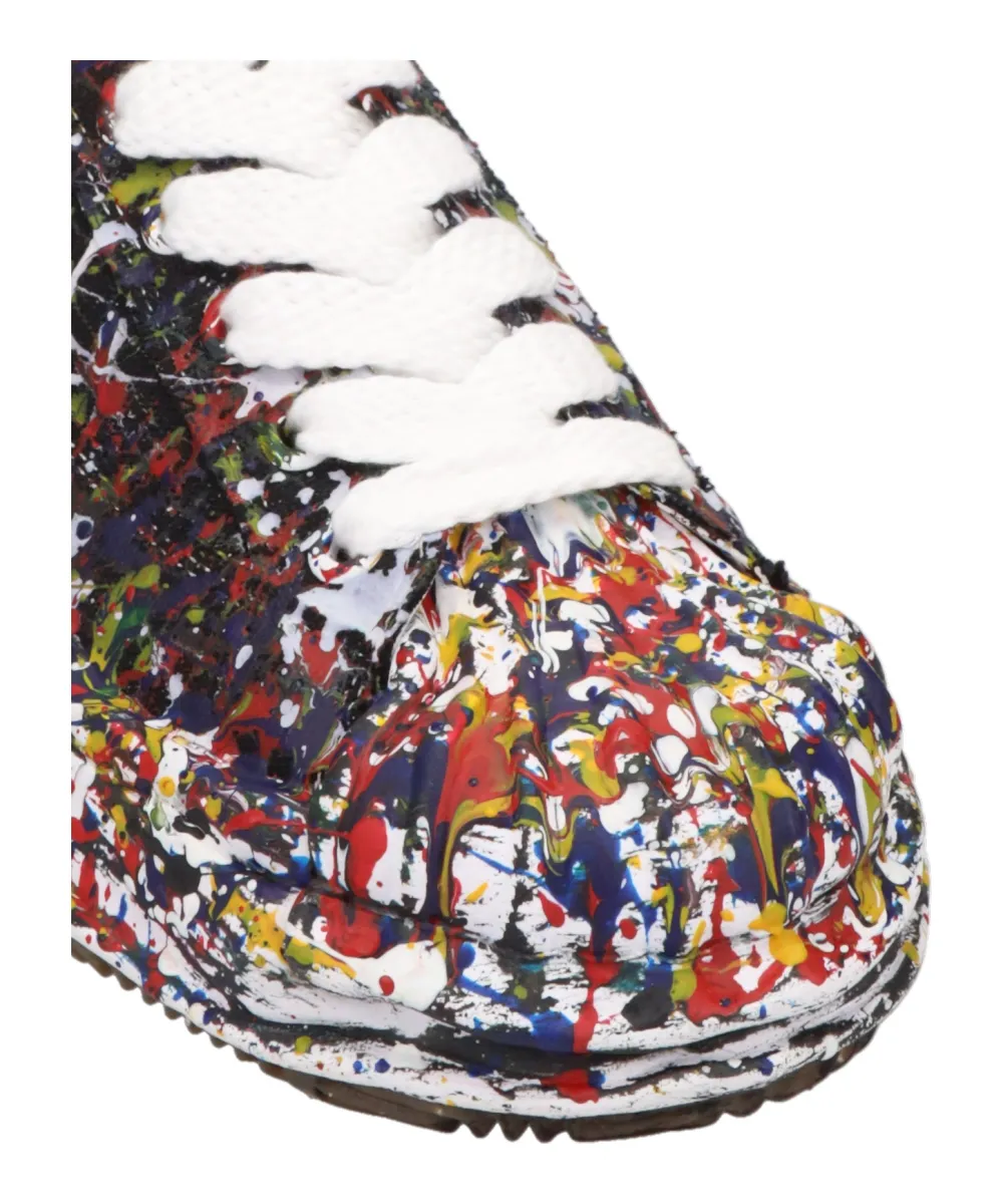 BLAKEY/ORIGINAL SOLE SPUTTERING CANVAS LOW-TOP SNEAKER